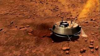 Touchdown of Huygens on Saturns Moon Titan  NASA JPL Cassini Space Science HD Video [upl. by Ecnarretal]