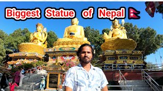 Biggest Statue of Nepal  Swayambhu Kathmandu [upl. by Schenck]