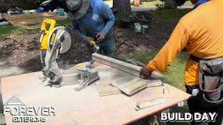 POV BUILDAY Installing Versetta Stone Siding FOREVERextcom [upl. by Kincaid469]