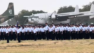 AIR FORCE BMT GRADUATION FLIGHT 708 SAN ANTONIO TEXAS DAY 2 PART 001 [upl. by Euqinu211]