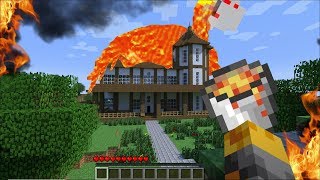 Minecraft PRANK WARS WITH MARK OUR FRIENDLY ZOMBIE HOUSE  Minecraft Mods [upl. by Conway]