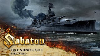 SABATON  Dreadnought Official Lyric Video [upl. by Dorca]