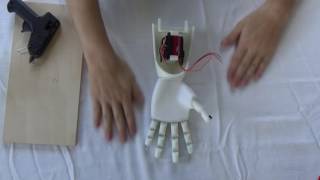 Assembly of 3D Printed Prosthetic Hand  From Thingiverse [upl. by Aerdnac157]