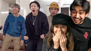 BTS Grammy Nomination Night  EXCITED REACTION [upl. by Leone]