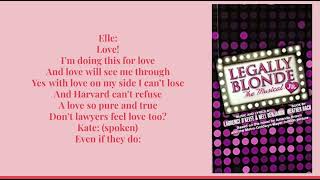 What You Want Part 1 LyricsLegally Blonde Jr [upl. by Adriaens]