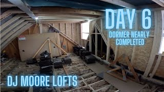 Day 6  Loft Conversion Dormer Completed Look at all this Space [upl. by Anilorac]