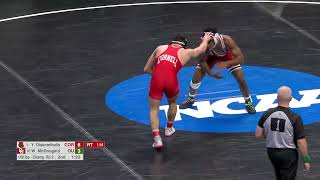 184 lbs  Yianni Diakomihalis vs Willie McDougald  Rd2   NCAA Wrestling Championshis 2022 [upl. by Ahsha]