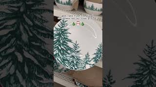 Dollar Tree has the best Christmas plates right now 🎄 christmas merrychristmas dollartreehaul [upl. by Neelac897]