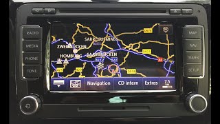 VW Navigationssystem RNS 510  RCD 510  Alle Funktionen [upl. by Eeslehc]