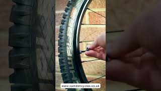 How to convert your Bike tire to Tubeless  Mountain Bike Tubeless Setup [upl. by Ahsaten]