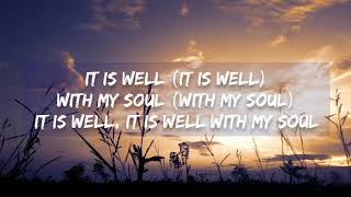 It is Well Caleb  Kelsey Cover  Lyric Video [upl. by Mchail833]