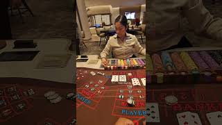 1000 hand on the BANKER bending cards like a winner casinofun comedy baccarat [upl. by Lengel]