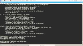 ifconfig  linux [upl. by Ehctav11]