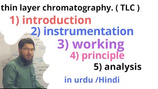 thin layer chromatography  TLC  explained in urduHindi [upl. by Atteyek]