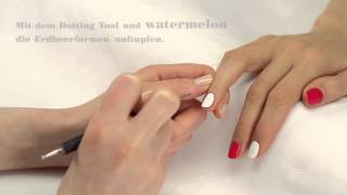 essie Tipp beerenstark  Nail Design Tutorial [upl. by Sorcha]