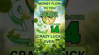 ♒🤑 Aquarius Unexpected Luck  Wanna Miss it Horoscopes Prediction November 14 shorts short [upl. by Elledoj808]