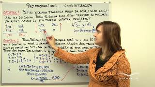 Proporcionalnost  sistematizacija I deo  Matematika I [upl. by Andra455]