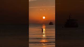 Somewhere in the Aegean Sea watching the sunset greece travelgram aegeancoast aegeanislands [upl. by Addy]