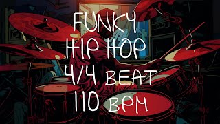 44 Drum Beat  110 BPM  HIP HOP FUNKY [upl. by Seuqramed]