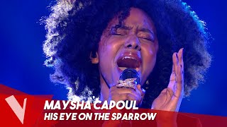 Lauryn Hill  His eye on the sparrow ● Maysha Capoul  KO  The Voice Belgique [upl. by Nyladgam]