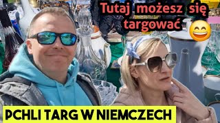 Vlog z życia  Pchli targ w Niemczech  Tu kupisz za tyle ile utargujesz😆 niemcyżycie flohmarkt [upl. by Oniskey]