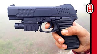 Pistol Toy Gun with Laser Light Unboxing  Laser Gun [upl. by Aldric947]