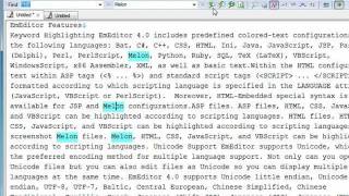 EmEditor v11 Feature  Find Toolbar [upl. by Capps]