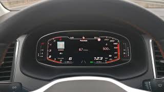 Seat Ateca 2020 20 TDI FR Fuerte  consumption on 130 kmh [upl. by Coppins]