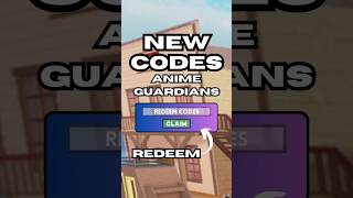 REDEEM Fast Roblox Anime Guardians Codes July 2024 roblox robloxcodes [upl. by Aierdna503]