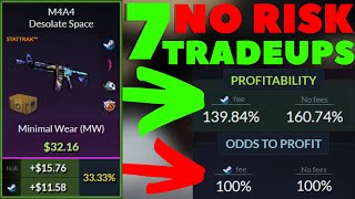 7 NO RISK And PROFITABLE 2024 CS2 TRADEUPS  Do Right NOW [upl. by Yrtnej]