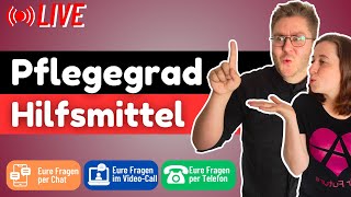 Pflegegrad und HilfsmittelBeratung 🔴 LIVE vom Sozialrat Deutschland [upl. by Shig347]