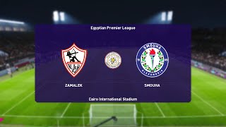 ⚽ Zamalek vs Smouha ⚽  Egyptian Premier League 06052021  PES 2021 [upl. by Yeung]