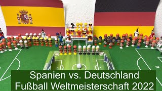 Spanien vs Deutschland  Fußball Weltmeisterschaft Katar 2022  Gruppenspiel der Gruppe E [upl. by Aracahs]