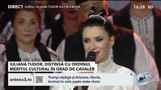 Realizatoarea TV Iuliana Tudor decorată de Klaus Iohannis [upl. by Dlonra99]