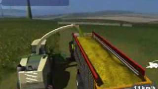 Landwirtschafts Simulator 2009 krone big x v8 [upl. by Dhiren890]