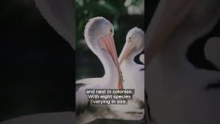 Pelicans animals wildlife pelicans shorts shorts birds video [upl. by Tnerual524]