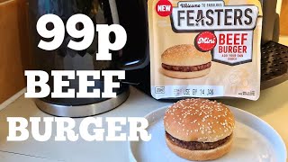 New FEASTERS Mini BEEF BURGER Review [upl. by Loziram]