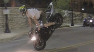 Extreme Motorcycle Stunts  Tricks Street Biker Rides Wheelies  Rolling Stoppies On Stunt Bike [upl. by Avenej]