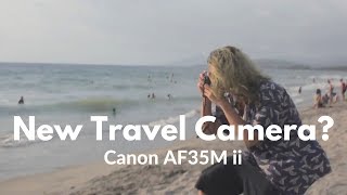 Canon AF35M ii  Historic Point and Shoot Camera  Kodak UltraMax 400 Film [upl. by Talia]