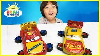 Disney Cars 3 Lightning McQueen and Cruz Ramirez Mix and Match toy car [upl. by Neenahs]