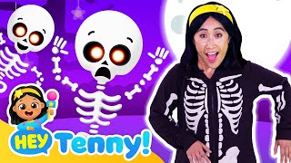 🎃💀 Chumbala Cachumbala Dance  Halloween Nursery Rhymes  Educational Video for Kids  Hey Tenny [upl. by Batory]