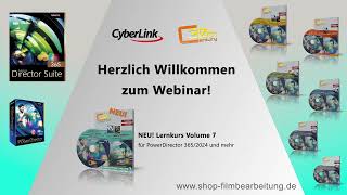 PowerDirector 365 Webinar  Neue KITools für Ihre Sommervideos [upl. by Nonnahs]