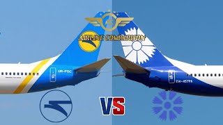 🇺🇦 UIA Ukraine International Airlines VS 🇧🇾 Belavia  2022 Airline Comparison [upl. by Rebeka]