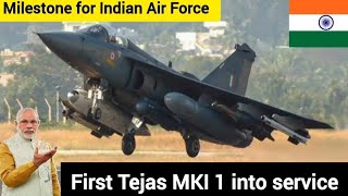 First Tejas MKI 1 in Indian Skies  Milestone for Indian Air Force  Great day for Indians [upl. by Fiertz]