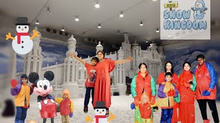 VGP Snow kingdomSnow kingdom chennaiVGP Snow kingdom ticket price 2022thoondil restaurant vlog [upl. by Ylus]