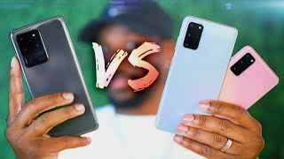 Galaxy S20 vs S20 ULTRA Hands On  Whats the Difference [upl. by Aicilet]