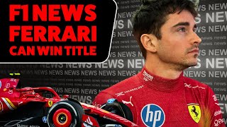 F1 News Leclers says Ferrari can still win title [upl. by Eillas115]