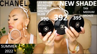 🌸NEW 🌸CHANEL392 MEDIUM BRONZING CREAM LES BEIGES ALL 3 SHADES [upl. by Ociredef]