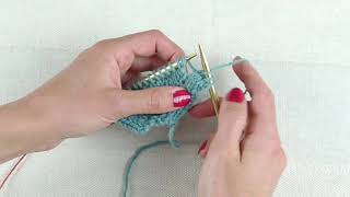 Tutoriel tricot  les augmentations intercalaires M1R M1L [upl. by Marih894]