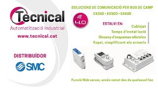 SMC Solucions de comunicació per a bus de camp EX260 EX500 EX600 [upl. by Eltsyrk]